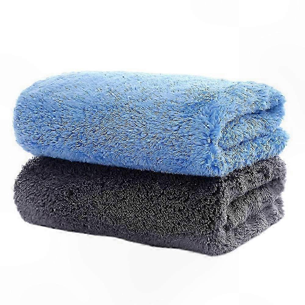 1600 G/m² Mikrofaser-autotrockentuch – Weiches Und Saugfähiges Tuch Zum Waschen Und Reinigen Von Fahrzeugen, Blau Szrh Ac
