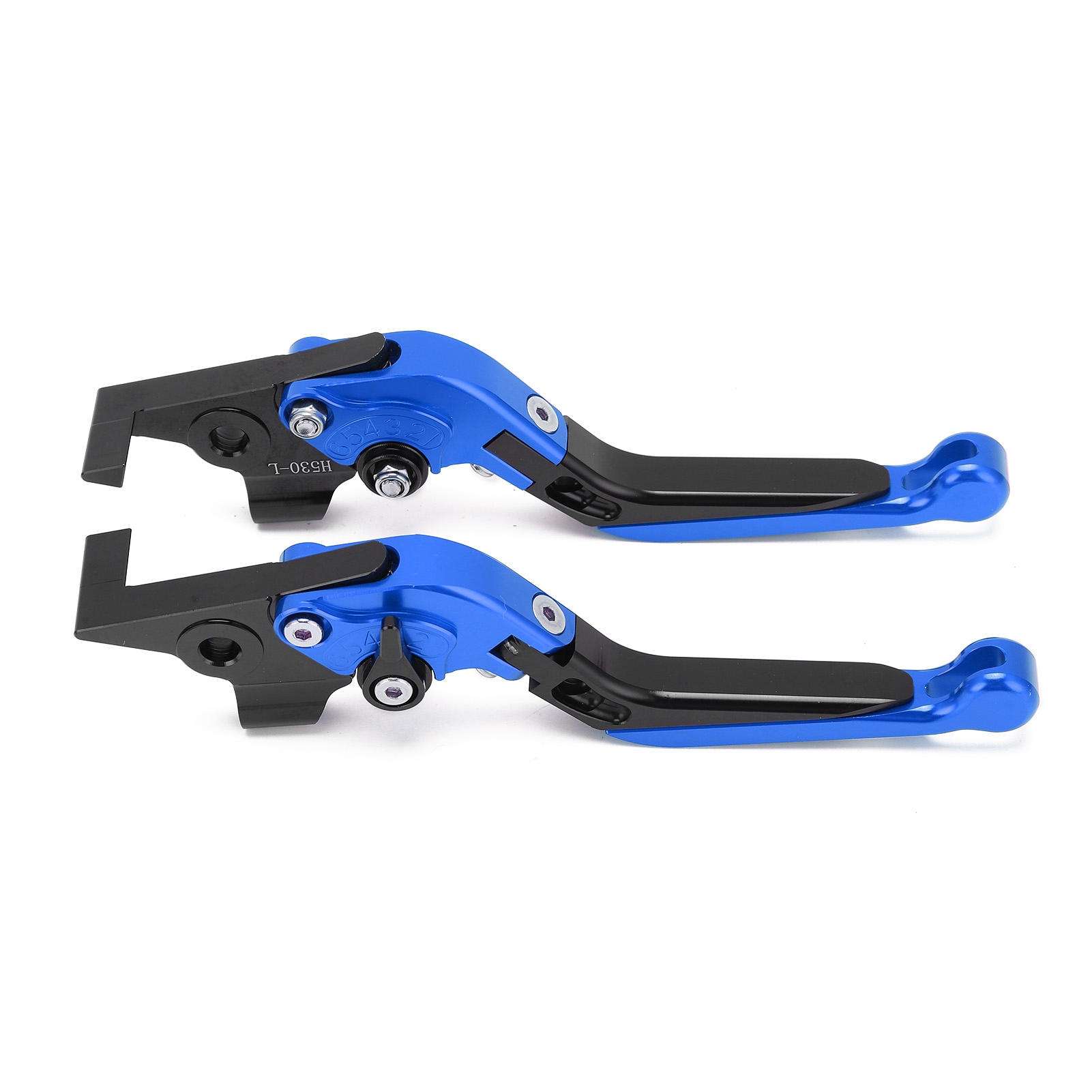 Cnc-gefräster, Verstellbarer Kupplungs- Und Bremshebel Aus Aluminiumlegierung Für Yamaha Tmax 530 (2012–2019), Blau