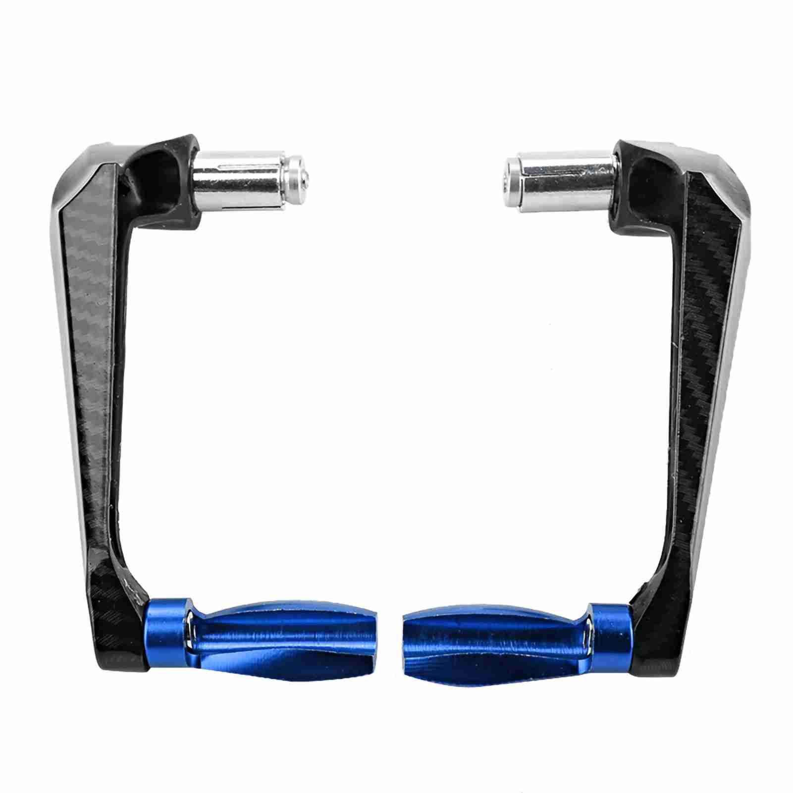 7/8 Zoll Aluminium-motorradlenker Mit Universellem Bremsschutz - Blau