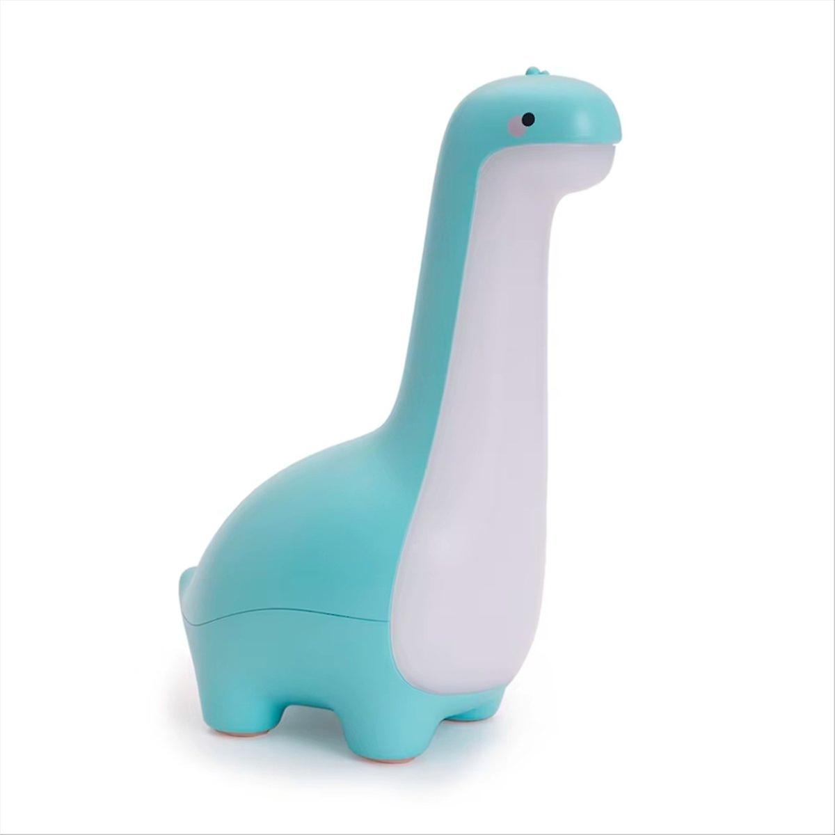 Dinosaurier-nachtlicht Für Kinder – Niedliche Blaue Nachttischlampe