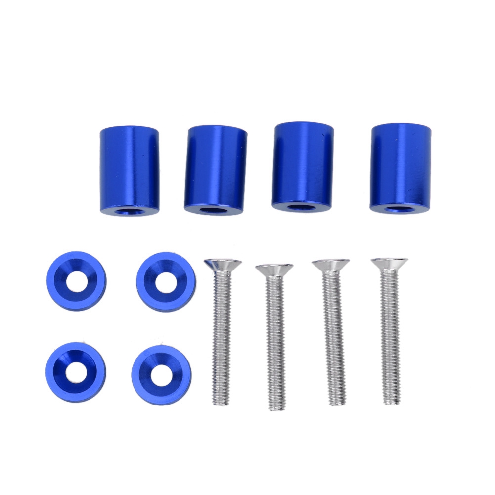 Motorabdeckung Aus Aluminiumlegierung, Belüftungsabstandshalter, Erhöhter Bereich, Geeignet Für 6-mm-motoren (blau)