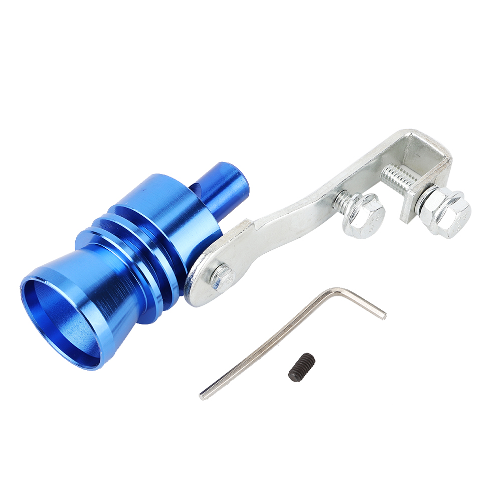 Modifiziertes Auspuffrohr, Turbine, Pfeife, Lautsprecher, Auto-/motorradzubehör, Blau