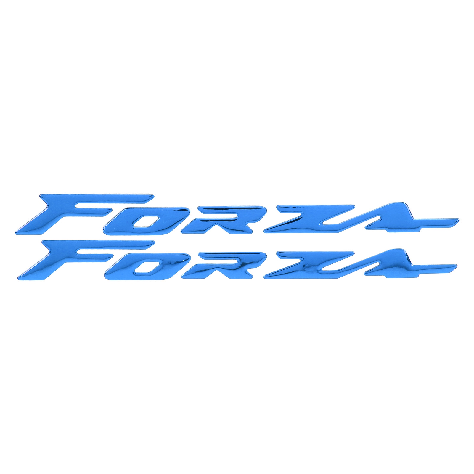 Set Mit 2 3d-aufklebern Für Die Verkleidung Von Honda Forza 300, 125 Und 250 Motorrädern, Blau
