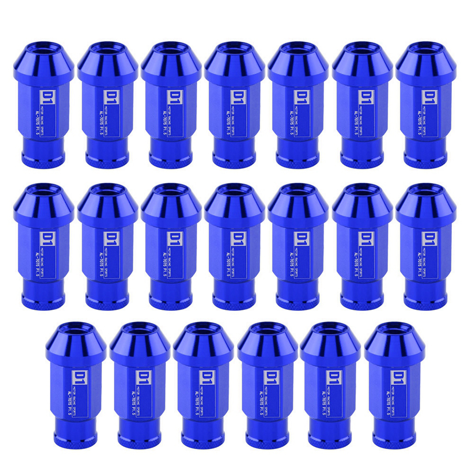 M12x1,5 Aluminium-radmuttern Für Rennreifen - Blau