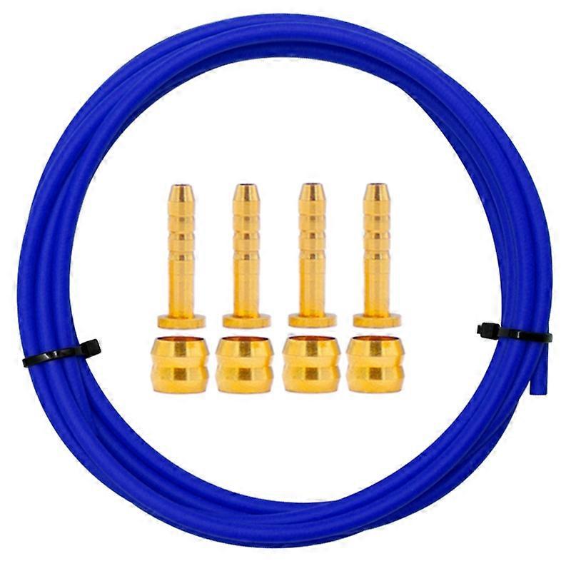 Bh59 Fahrradbremsschlauch 2,5 M Mit Olivenanschlüssen, Blaues Set Für Hydraulikkabel