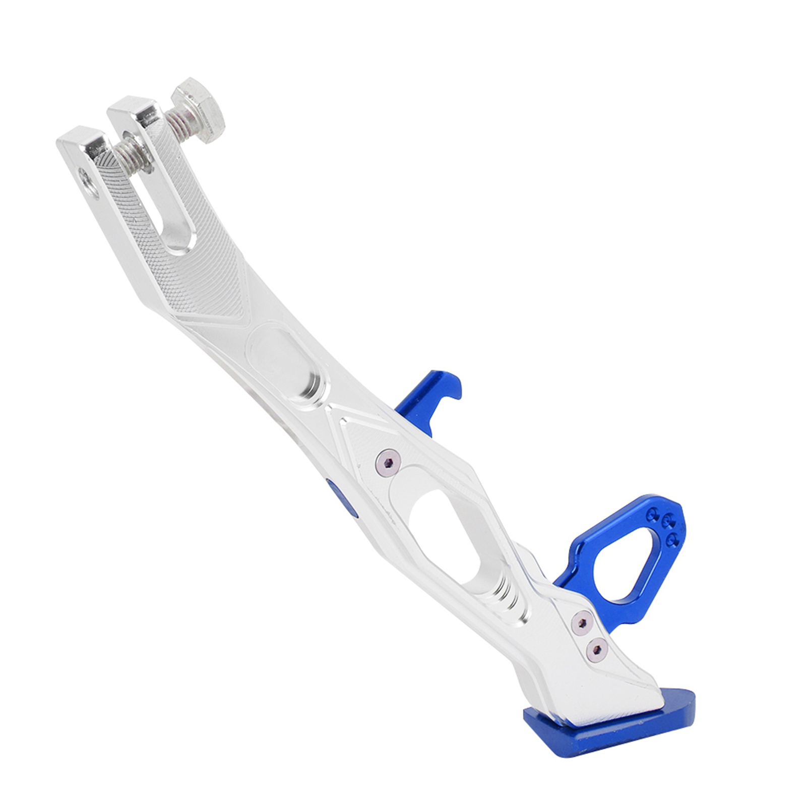 Motorradständer Aus Aluminiumlegierung, Seitenstativ, Parkständer B05026 (blau)