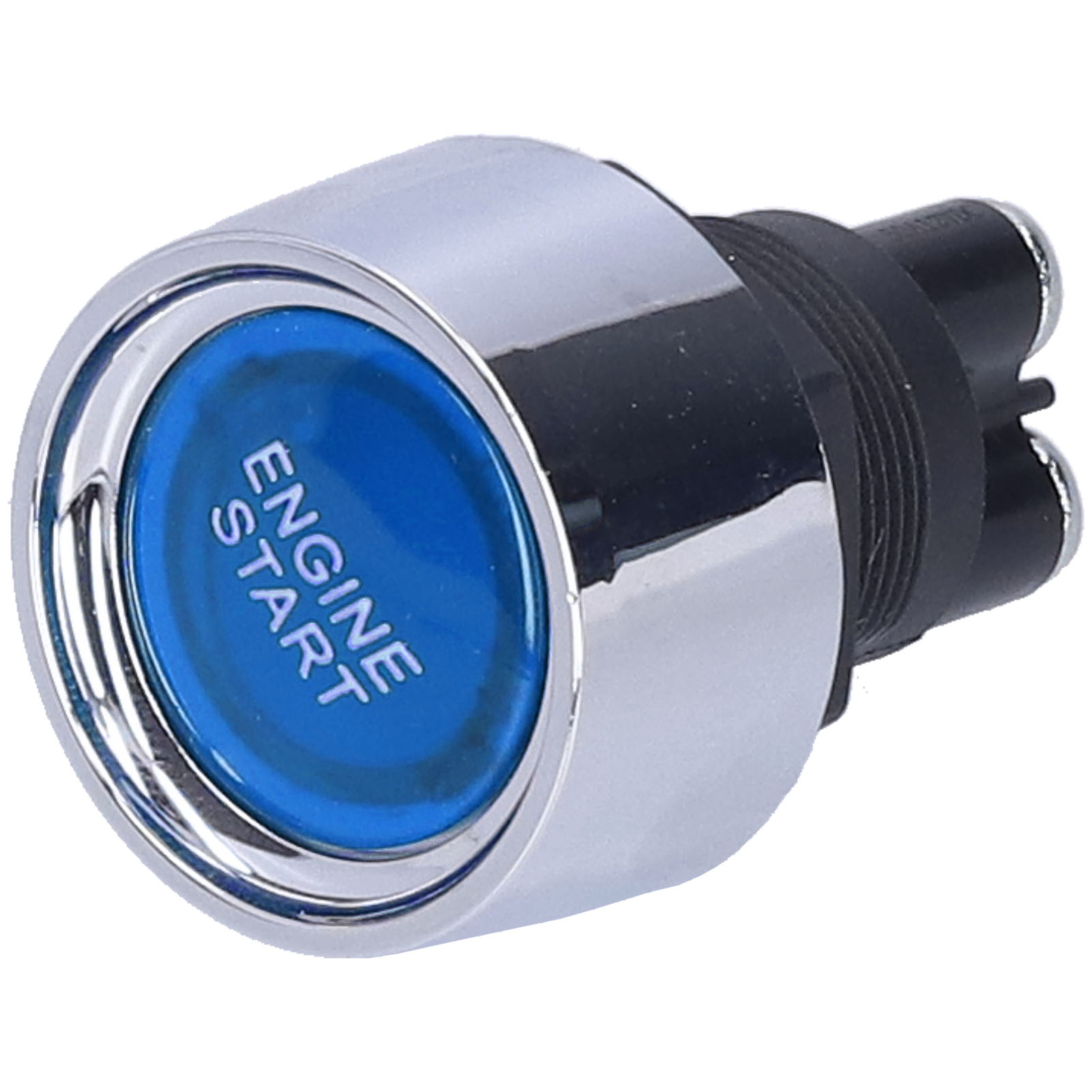 Universeller Druckknopf-startknopf Für Motoren, Zündschalter Für 12v Dc Fahrzeuge, Wohnmobile, Geländemotorräder, Blauer Ersatz.