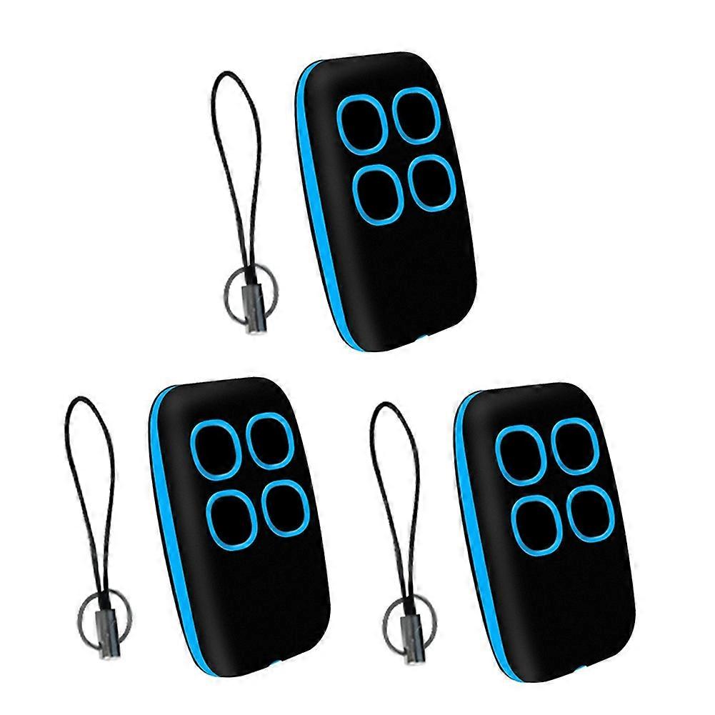 3er-pack Garagentoröffner-fernbedienungen 250-913 Mhz Blau