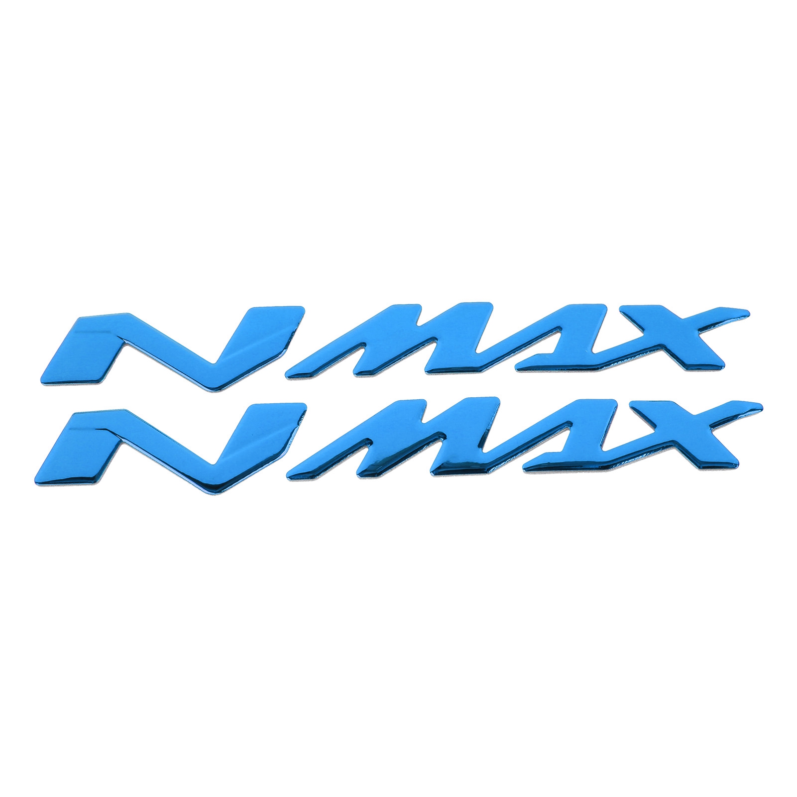 3d-motorradaufkleber, Emblempaar Für Yamaha Nmax155 125, Blau, Dreidimensionale Aufkleber.