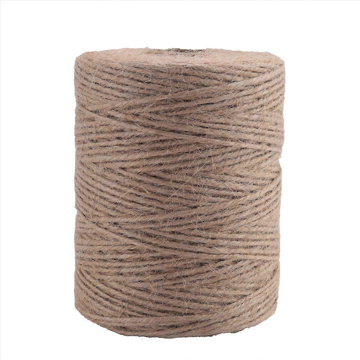 Naturbelassene, 2 Mm Dicke, Braune Juteschnur, 200 M Rolle, Für Heimwerkerarbeiten, Gartenarbeit Und Verpackungen