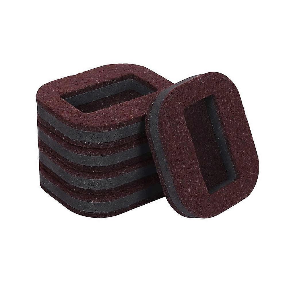 Feststellbare Rolle Für Rollende Möbel (braun) - Universeller Bremsstopper Für Rollende Stühle, Sofas Und Tische, 4er-set, Rutschfest.