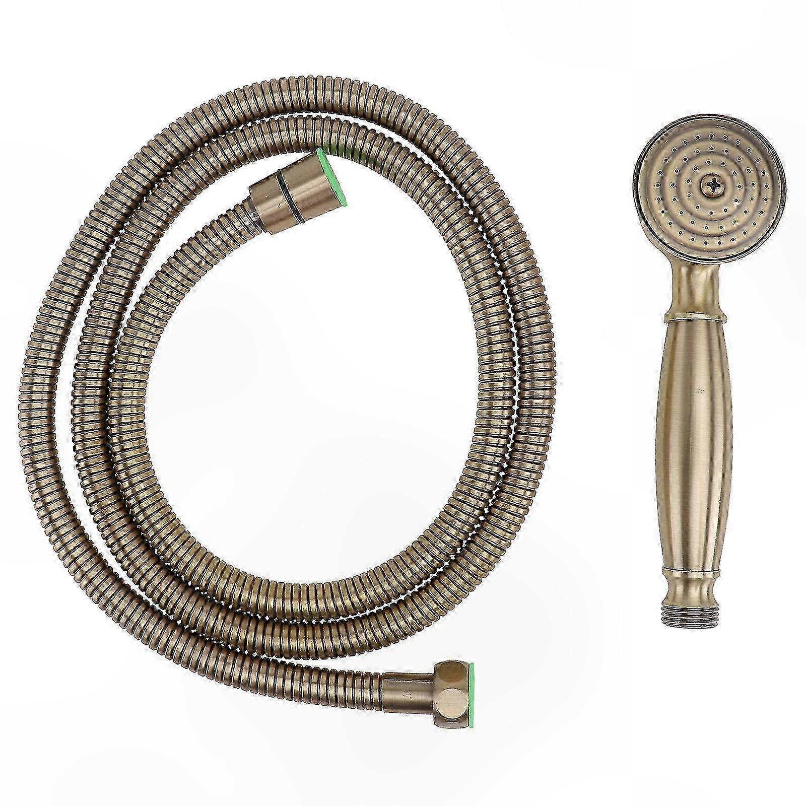 Elegante Einzelduscharmatur In Bronzeoptik Fürs Badezimmer, Wandmontierter Regenduschkopf, Badezimmerlösung Für Zu Hause, Hochwertige Armaturen.