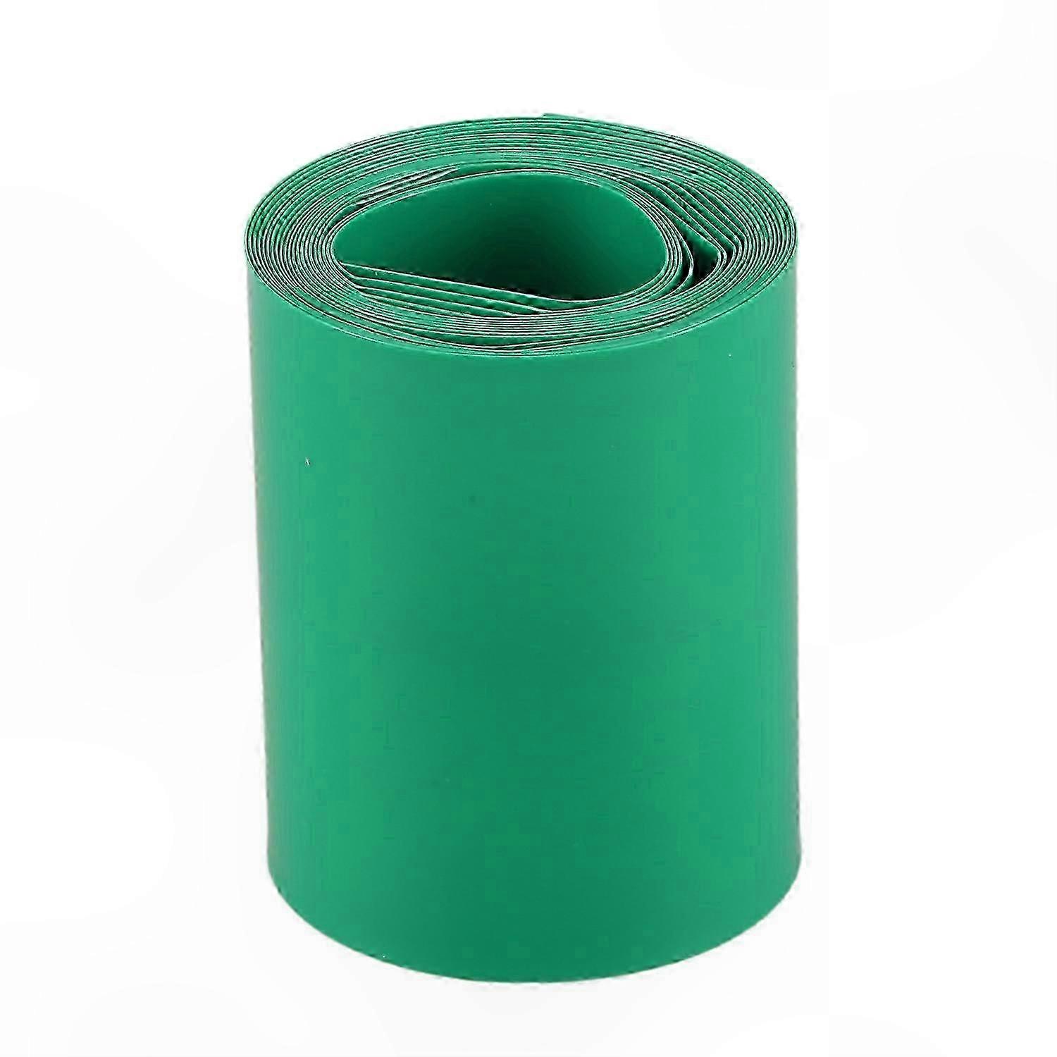 50 Mm Dunkelgrüner Pvc-schrumpfschlauch, 2 M Lang, Zum Umwickeln Von 2 18650-batterien