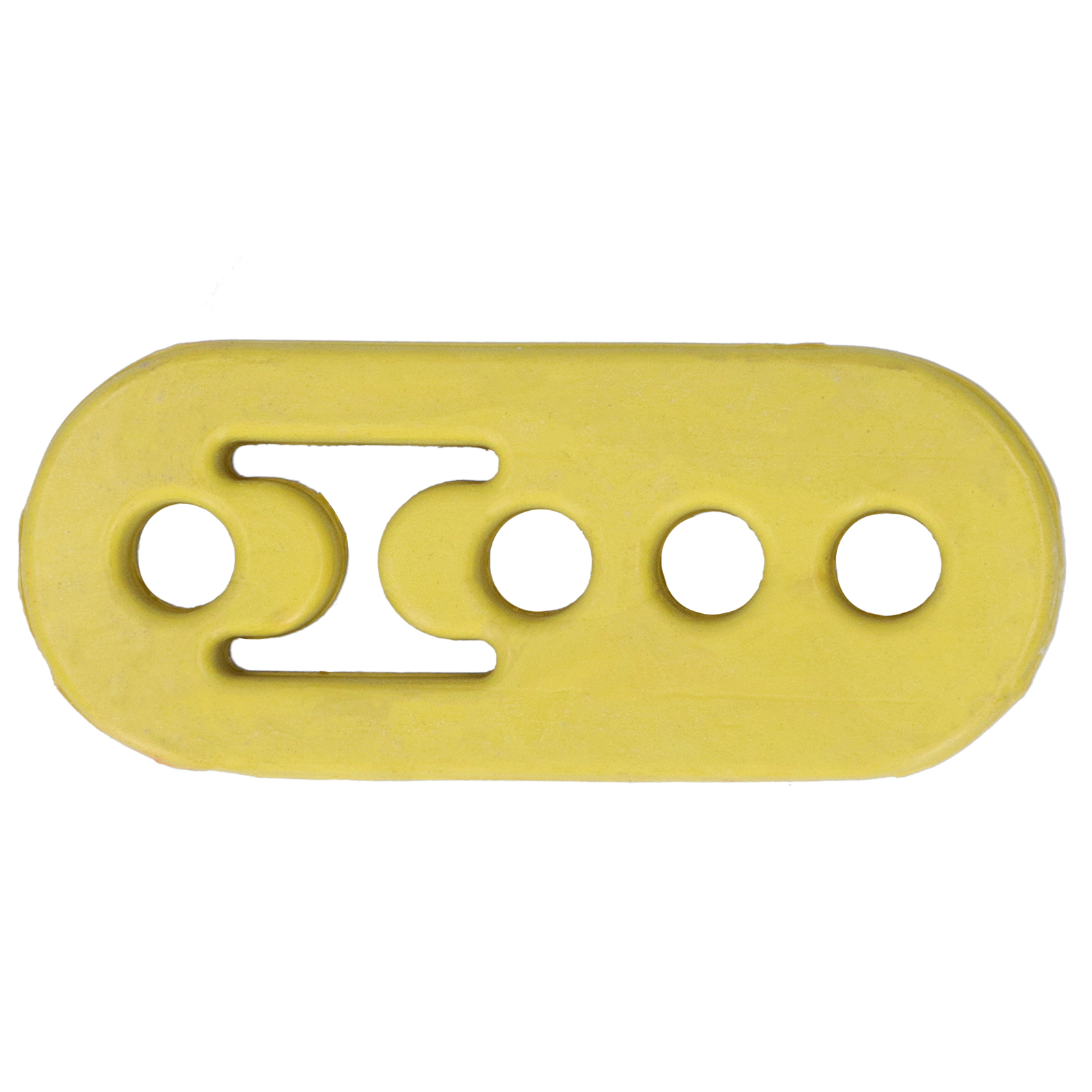 12-mm-auspuffrohr-schalldämpferstutzen, 4 Löcher, Verstellbar, Polyurethan, Stoßdämpfer, Universell, Gelb