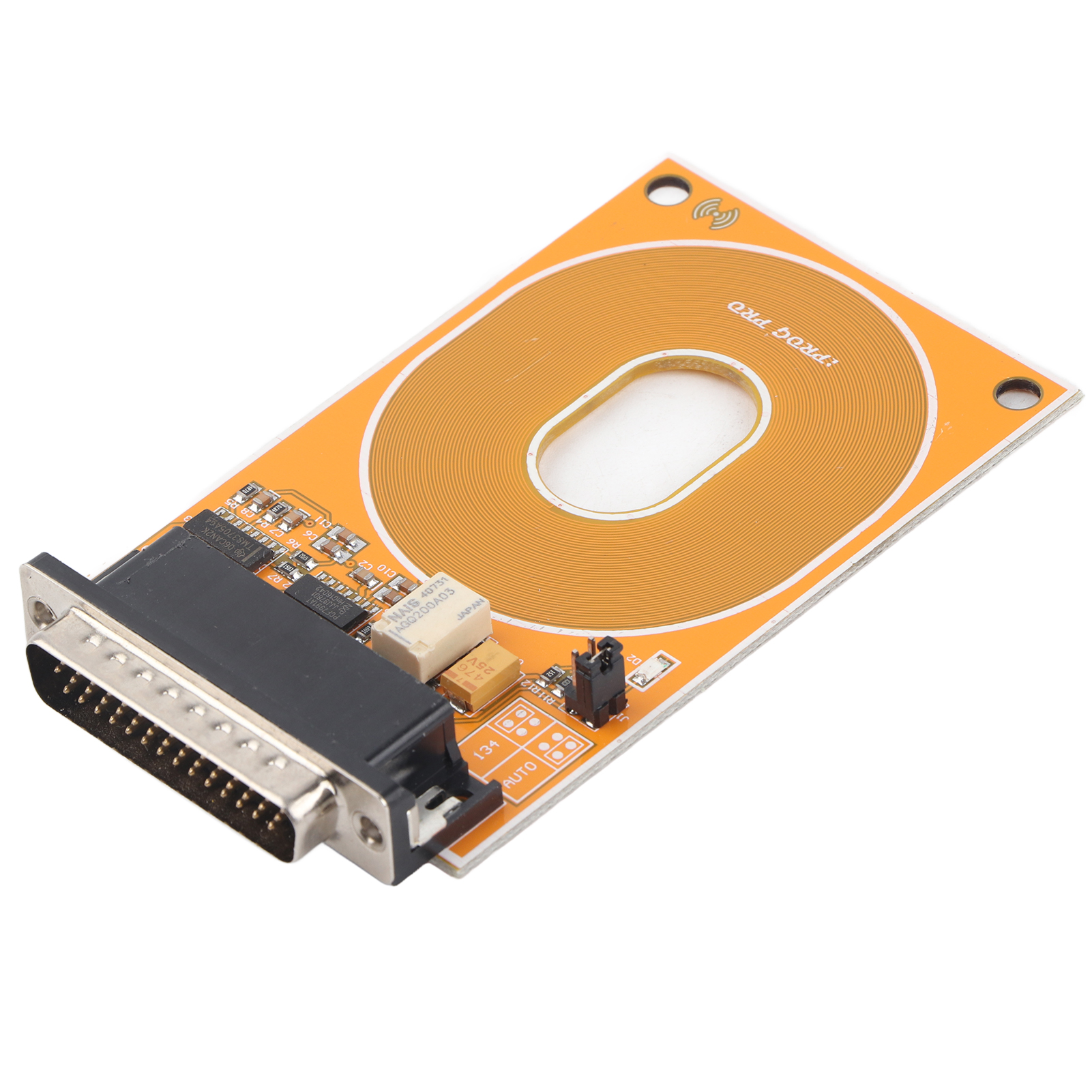 Metallisch Gelber Rfid-adapter Mit Sender, Lese-/schreibschutzfunktion Für Iprog-programmiergerät.
