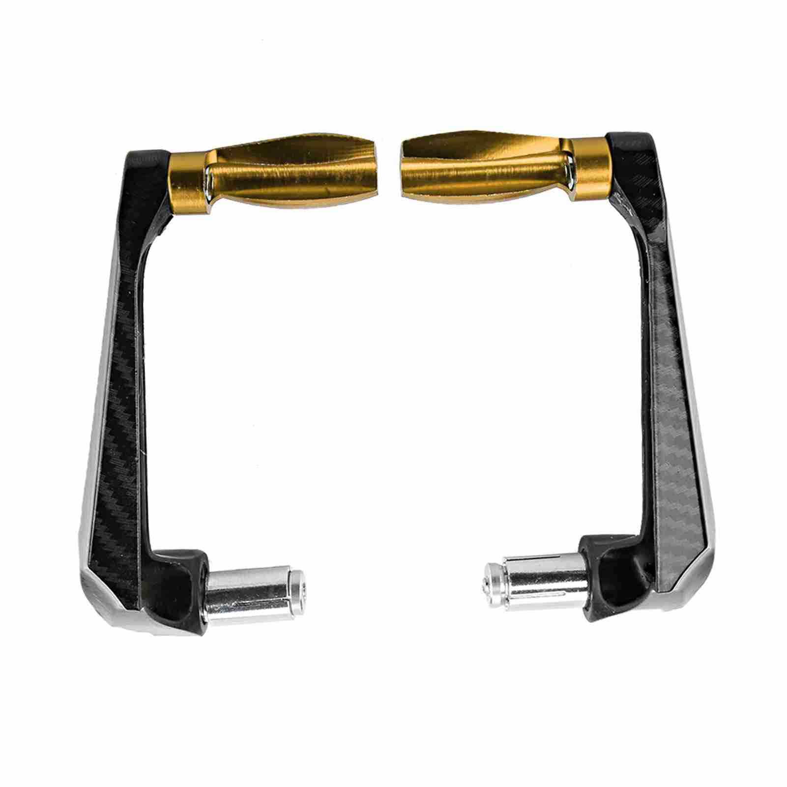 Universeller 7/8-zoll-motorradlenker Aus Aluminiumlegierung, Goldener Bremsschutz
