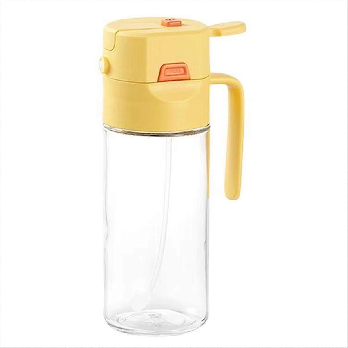 Speiseölflasche – Glassprüher Und -ausgießer Für Olivenöl, Gelb