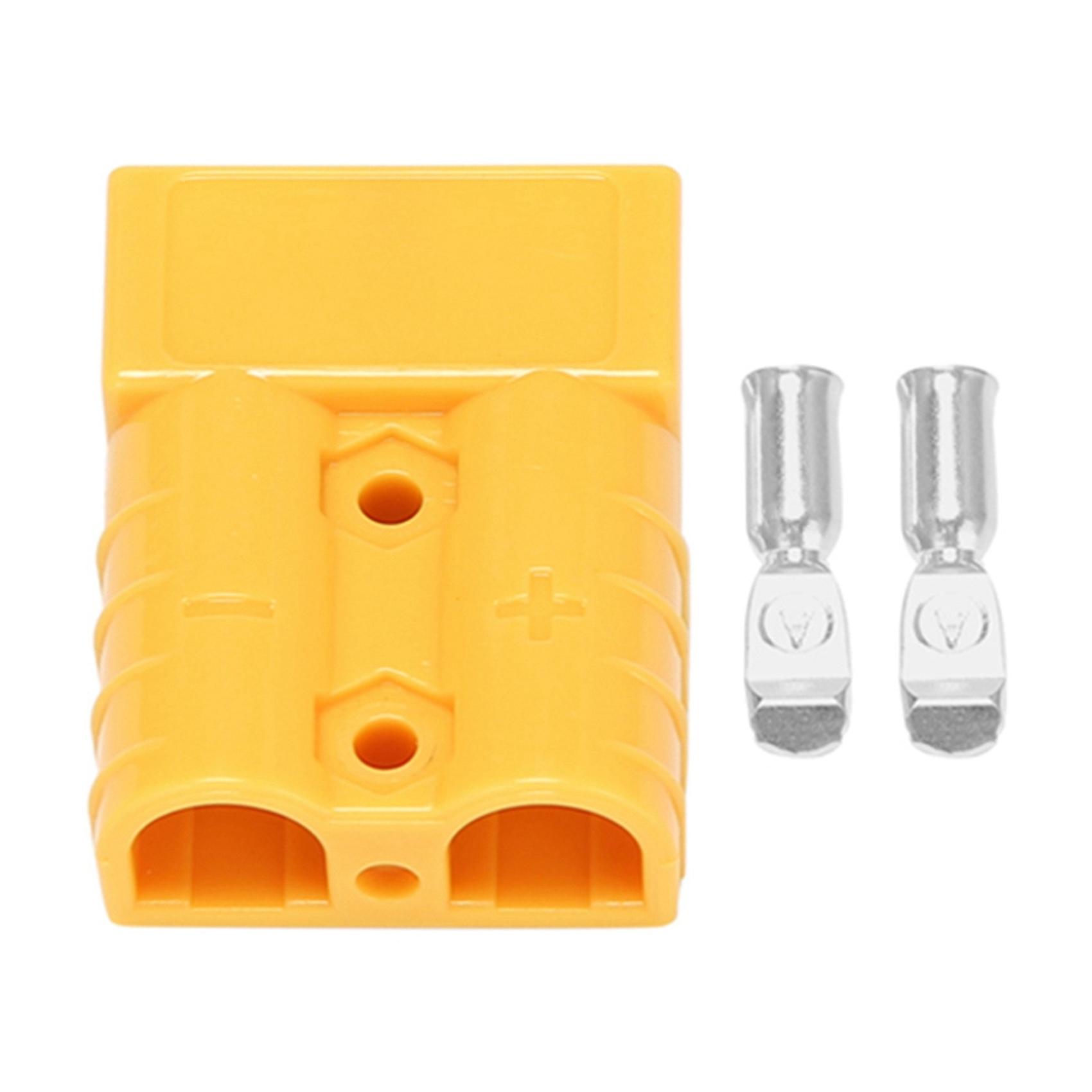 Anderson 50a 600v Steckverbinder, Gelber Stecker, Kabelanschlussklemmen, 2er-pack