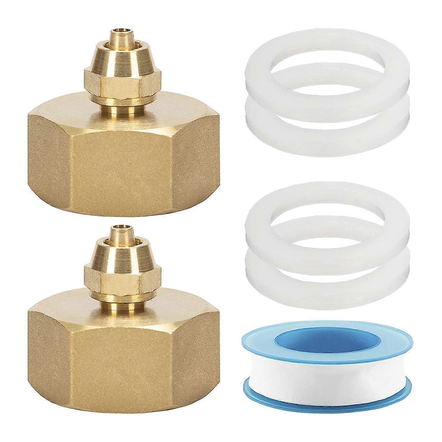 1/4-zoll-gartenhahnadapter Aus Messing Für Bewässerungssysteme, Robuster Schlauchverbinder.