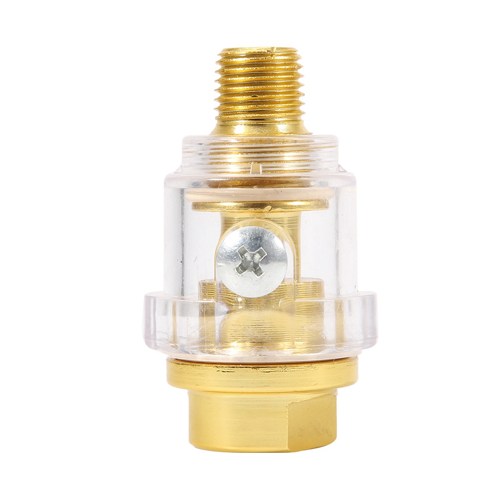 Miniatur-inline-pneumatikschmierer 1/4 Npt, Vergoldetes Kupfer, Zubehör Für Druckluftwerkzeuge