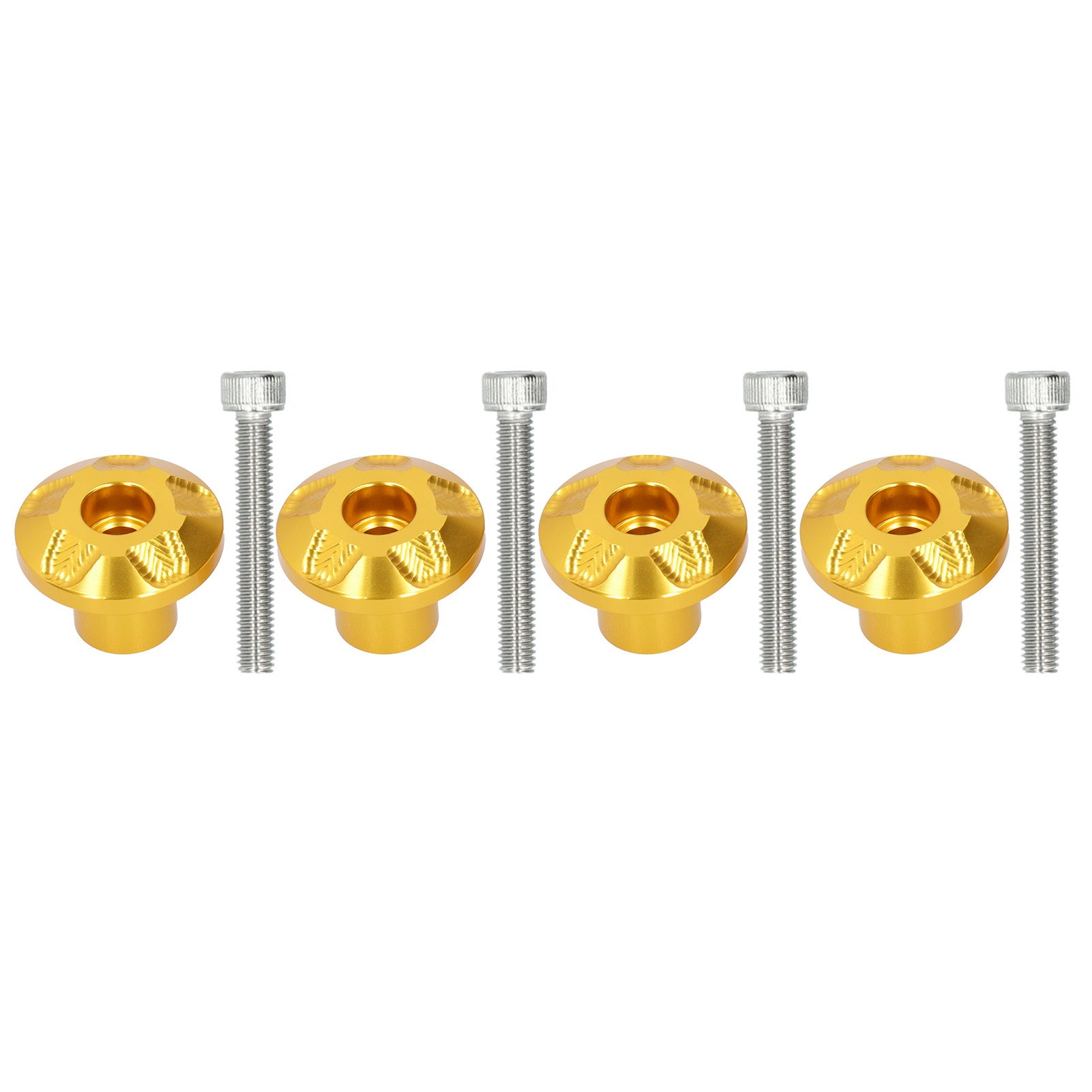 4 Verkleidungsschutzschrauben Für Yamaha Nmax 125/150/155, Smax 155, Tmax 500/530 - Gold
