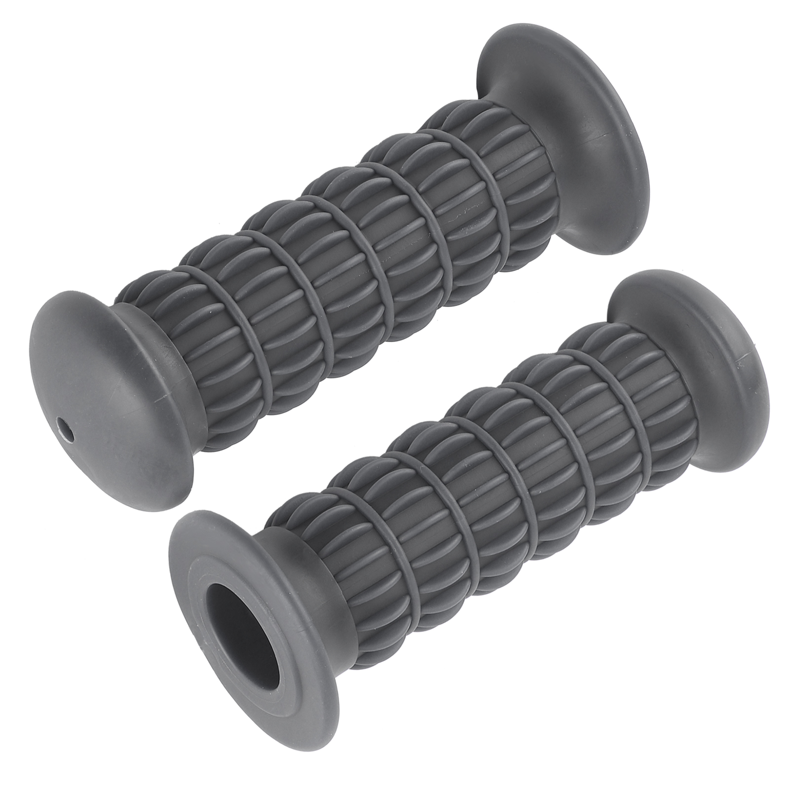 Universelle Rutschfeste Gummigriffe Für Motorradlenker 25-28 Mm, Grau, Vibrationsdämpfendes Zubehör.