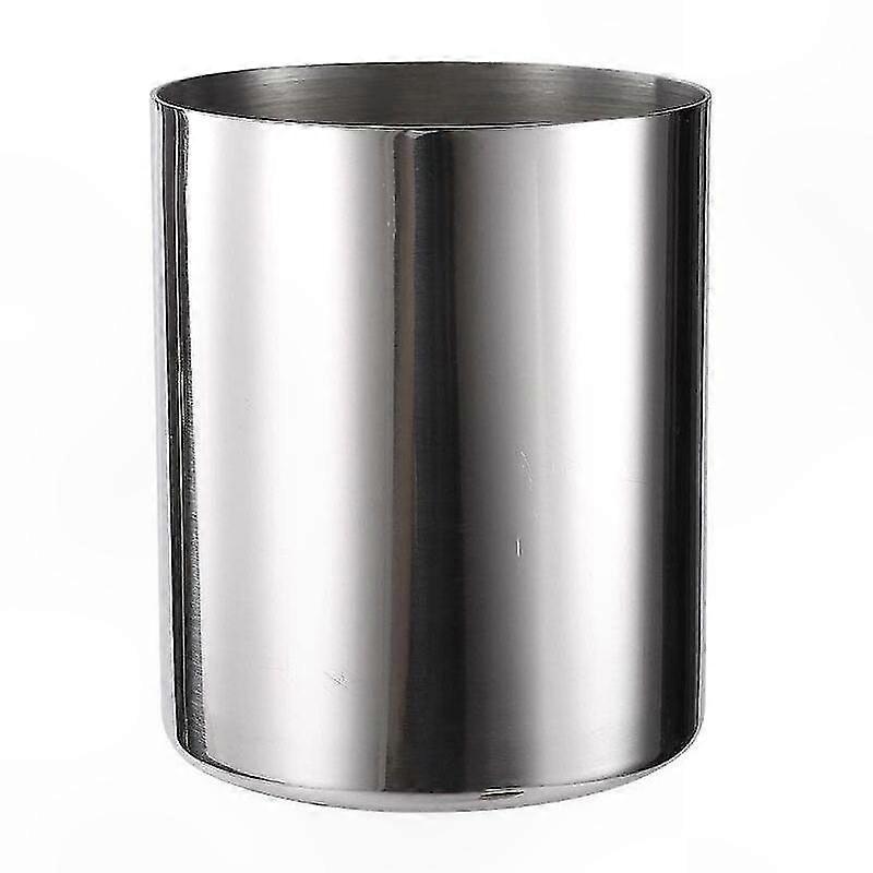 Runder Silberner Stiftehalter Für Stifte, Bleistifte Und Make-up-pinsel, 9,4 X 8,2 Cm, Elegante Aufbewahrungsschale Für Büro Und Zuhause