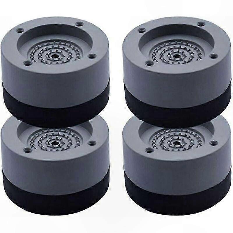 Antivibrationsmatten, 4er-set, Strapazierfähige Graue Pads Für Waschmaschinen Und Trockner, 4 Cm Dick