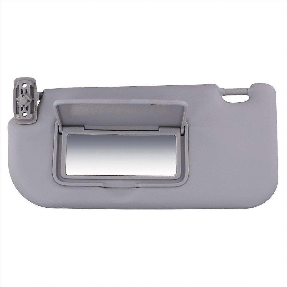 Linke Sonnenblende Vorne Für Fahrzeuge 2005-2010, Fahrerschutz Mit Spiegel, Austauschbar, Grau Getönt, Strapazierfähiges Pvc-material, Standard-autozubehör.