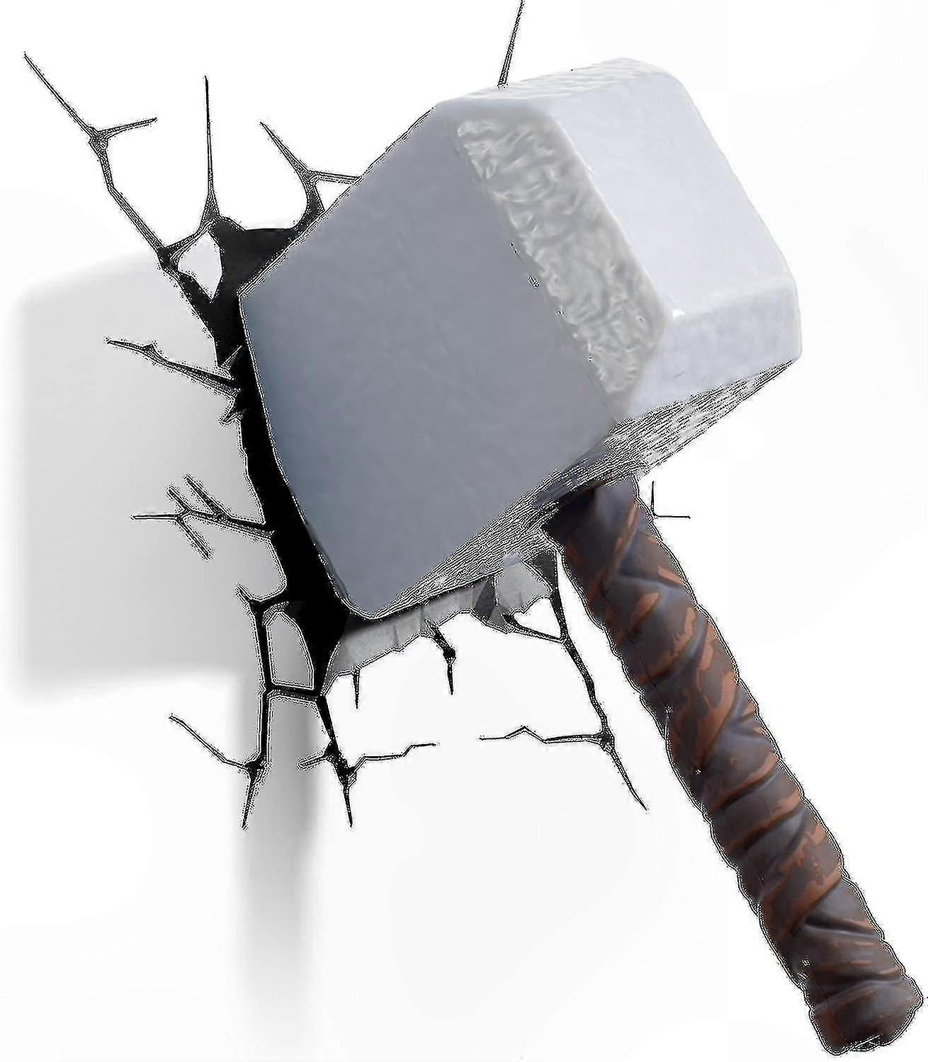 3d-hammer-design-wandleuchte, Grauer Kunststoff, Artikelnummer 816733002170 Bdliv-dwdz, Moderne Dekoration Für Wohn- Und Schlafzimmer.