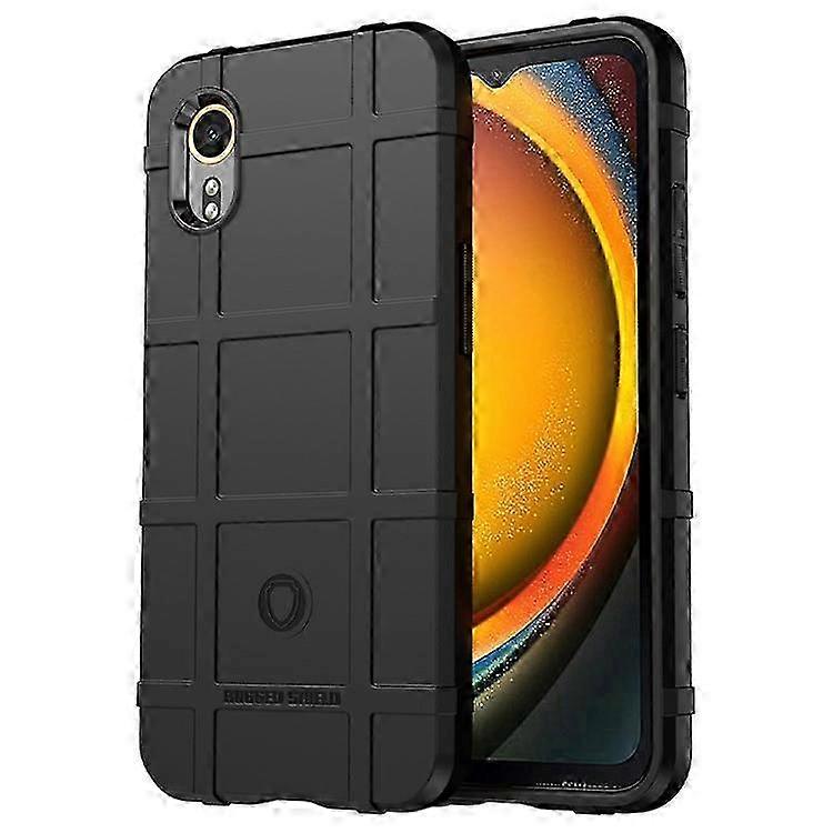 Galaxy Xcover 7 Tpu-hülle, Verstärkter Schutz, Rutschfeste Quadratische Hülle, Stoßfeste Hülle, Grau, Passgenau
