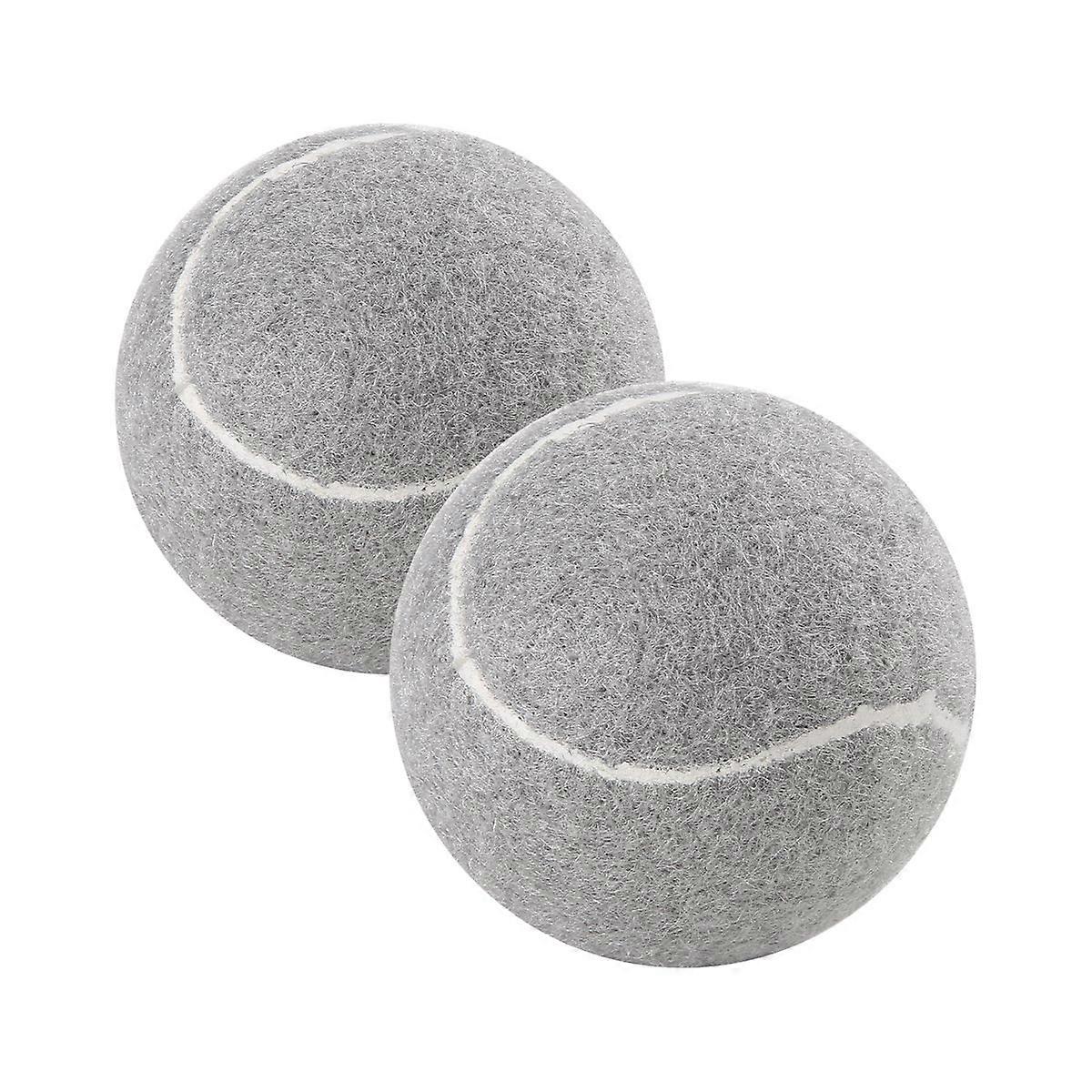 2 Schutzkappen Für Möbelfüße, Vorgeschnittener Grauer Tennisball, Kratzschutzpads Zum Verschieben Von Stühlen, Filzgleiter Für Tische Und Sofas, 2er-set
