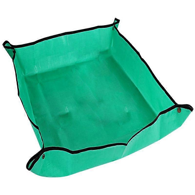 Wasserdichte Pflanzmatte, Umpflanzmatte Für Drinnen Und Draußen, Schmutzabweisender Tischschutz, 2er-set, Grün, 50 X 50 Cm