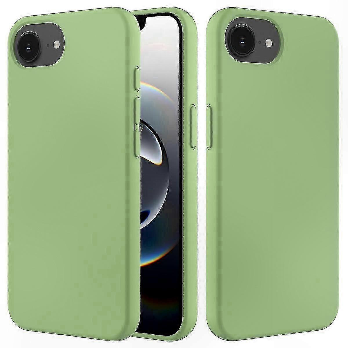 Grüne, Weiche Silikon-schutzhülle Für 16e-handys, Stoßfest, Mit Komfortablem Innenfutter, Schlagfest Und Mit Soft-touch-oberfläche.