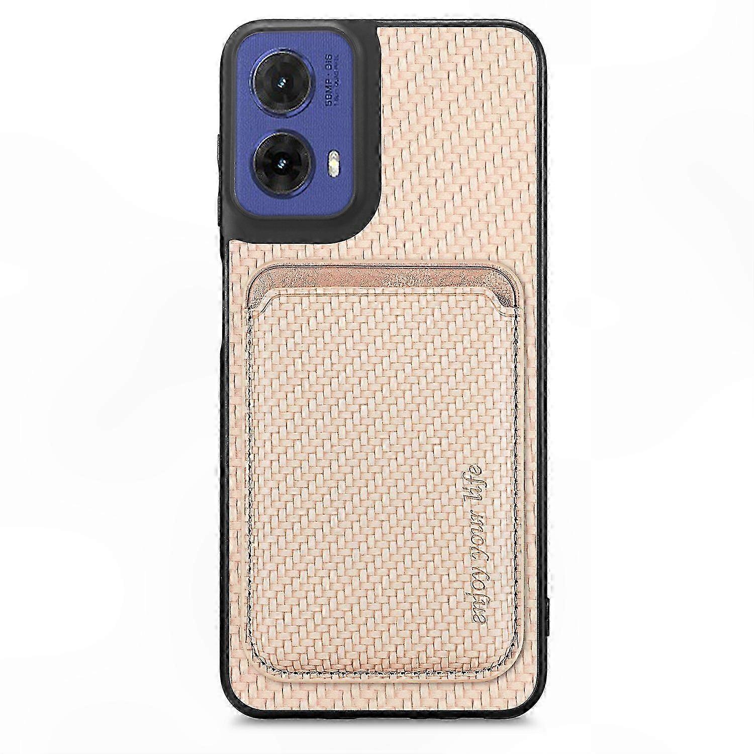 Abnehmbare Magnethülle Mit Kartenhalter Für Moto G85 5g, Grüne Rückseite, Schlanke Hülle Mit Kartenhalter, Fallschutz, Handy-zubehör