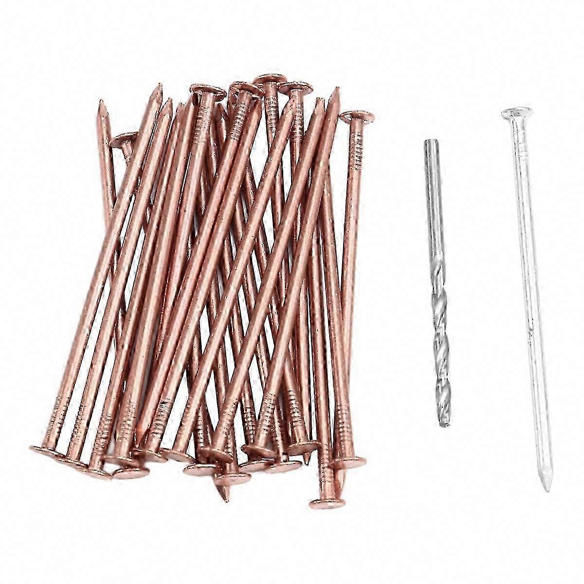 3,5-zoll-kupfernägel, 25er-packung Zur Baumstumpfentfernung, Vegetationszerstörungsspitzen, Robuste Befestigungsmaterialien