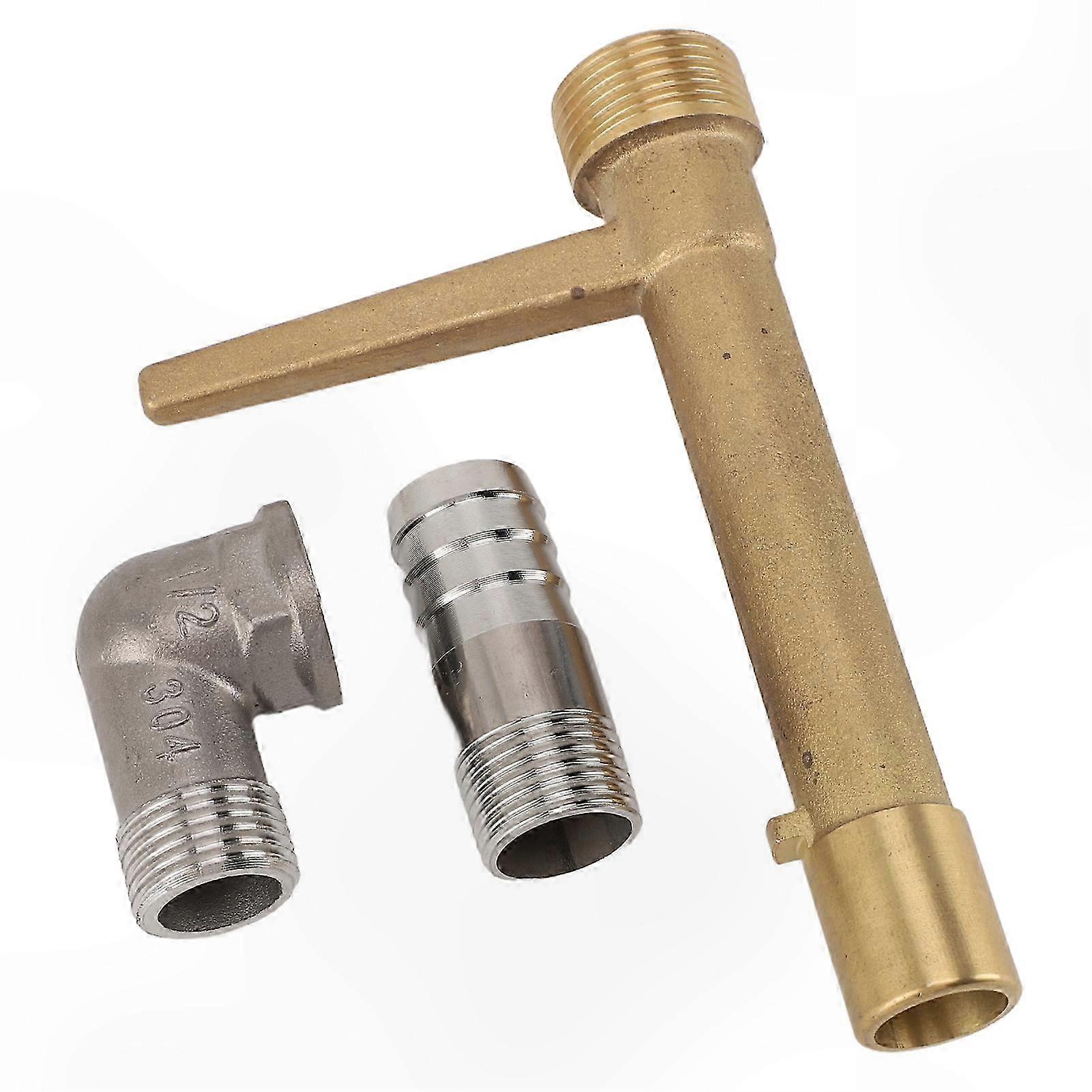 Robuster Schnellkupplungsschlüssel Aus Messing Für G3/4-sprinklerventile, Gartenbewässerungswerkzeug Aus Edelstahl, Einfach Zu Installierendes Zubehör Für Wassereinlassventile