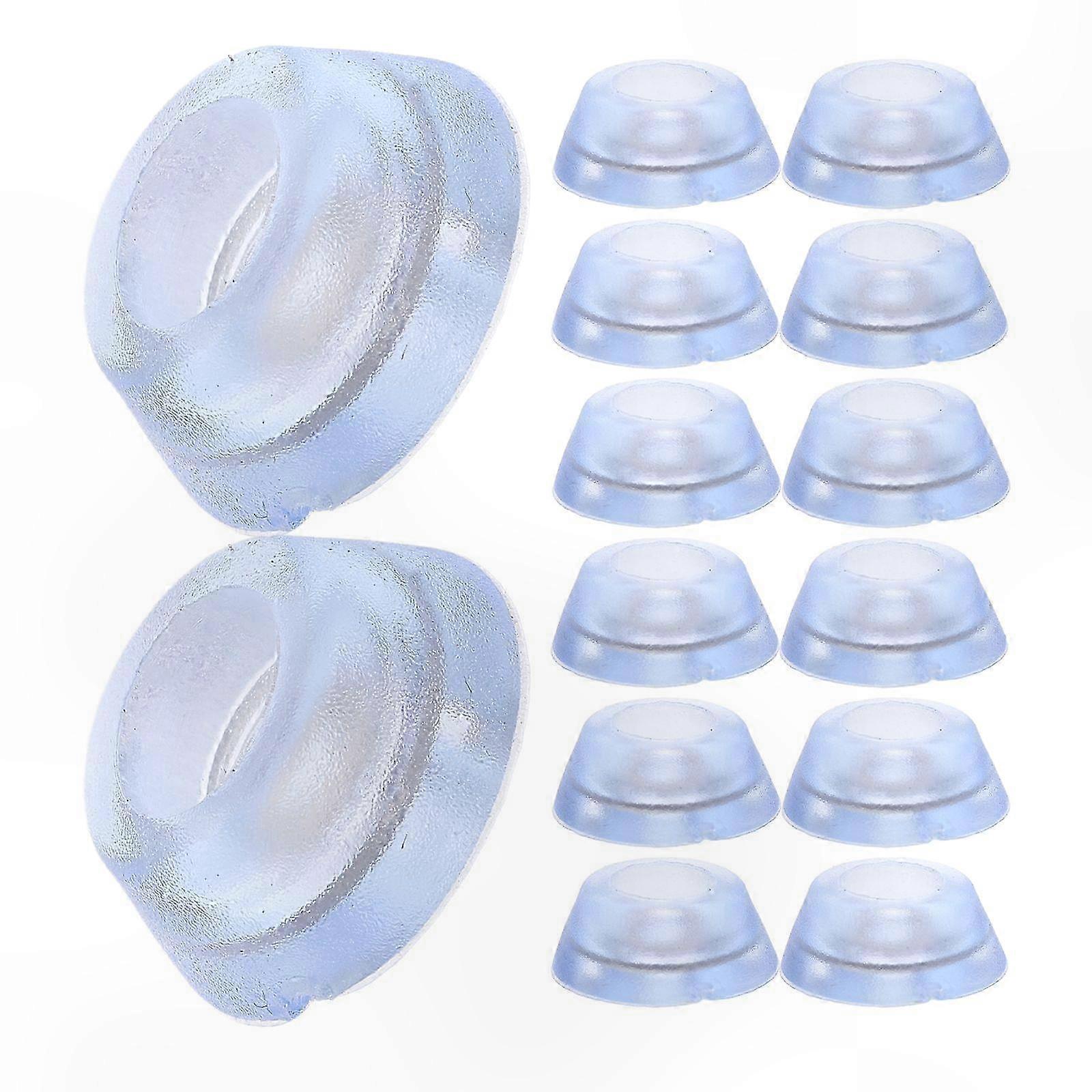 20er-packung Transparente Silikon-antirutschpads Mit Edelstahlschrauben Für Schneidebretter, Möbelfüße Und Zum Schutz Von Böden