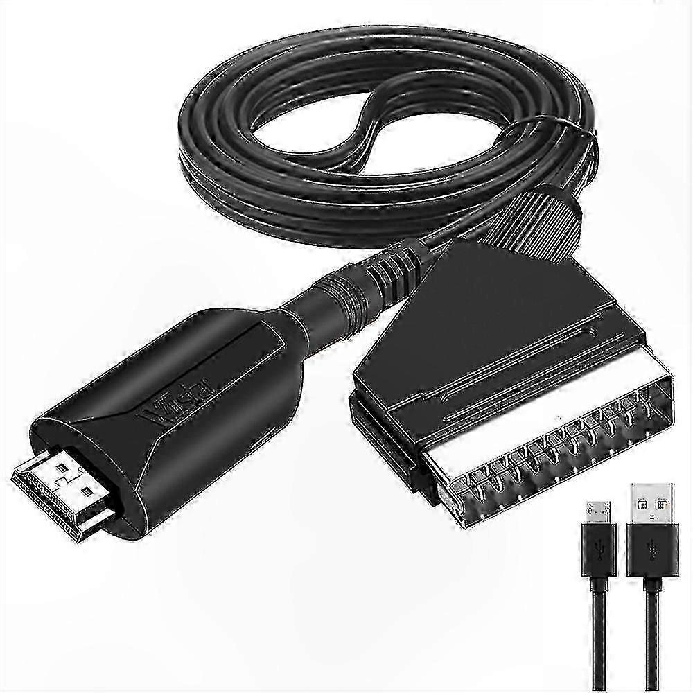 1 M Hdmi-zu-scart-adapterkabel Für Einfache Plug-and-play-einrichtung