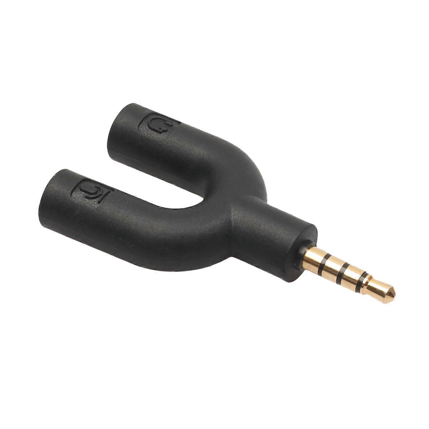 Doppelter 3,5-mm-stereo-y-adapter Für Android-smartphones, Audioübertragung Zwischen Zwei Kopfhörern, Stecker Auf Buchse, Kompatibel Mit Tablets Und Pcs, 1 Paar