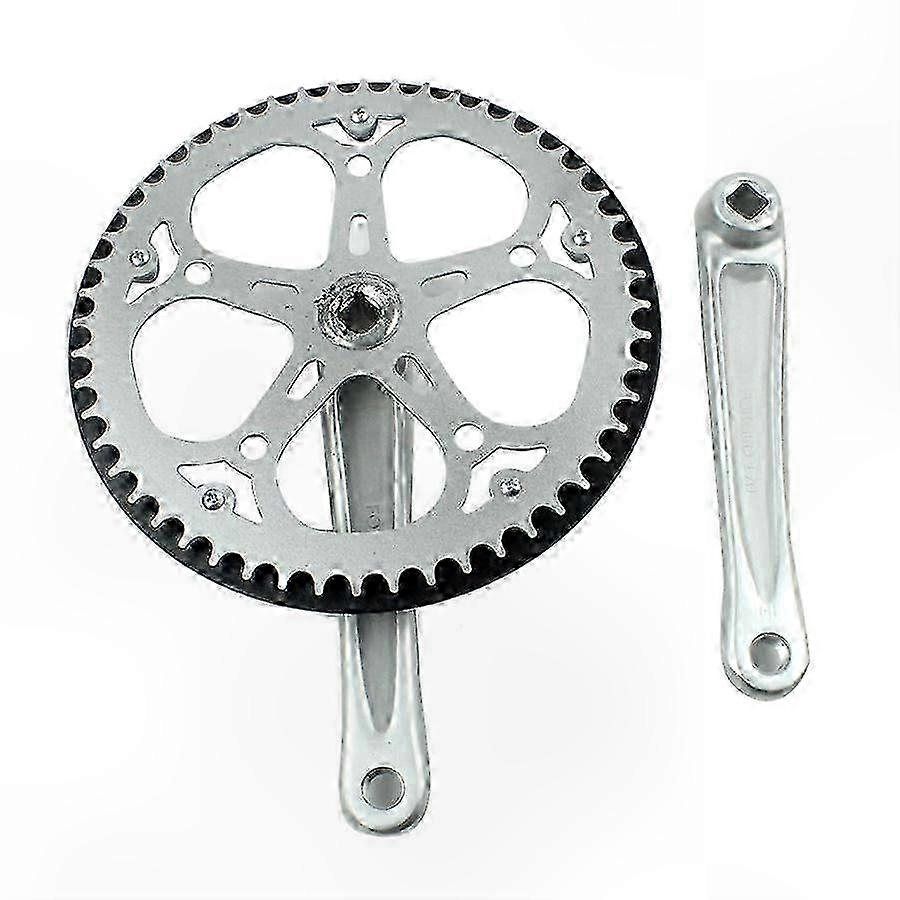170 Mm Cnc-gefräste Kurbelgarnitur Mit 52-zahn-ritzel Und Vierkantaufnahme Für Fahrräder
