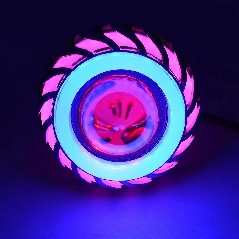 12v Linsenleuchte 30w 1200lm 200000h Doppelblende Licht Pink Und Blau