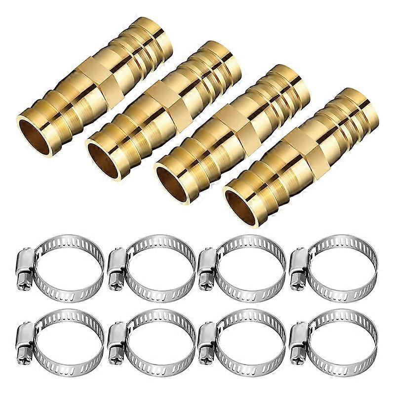 12-teiliges Schlauchreparaturset Aus Messing Mit Schlauchverbindern Und Klemmen