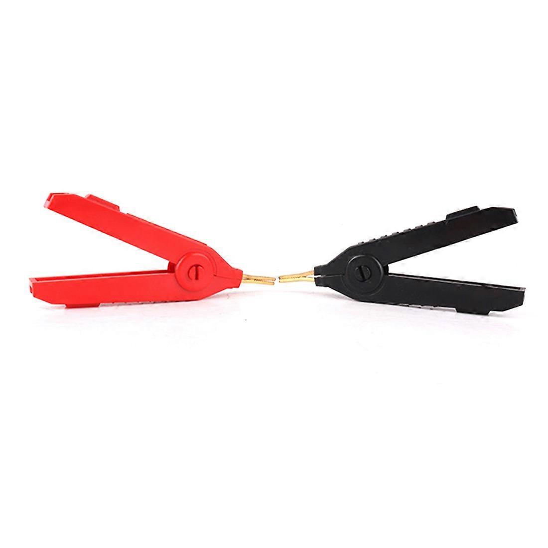 2 Stück/set Lcr-plattierte Kupfer-krokodilklemmen Kelvin Vier-klammer