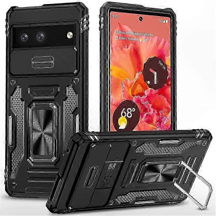 Zweilagige Schutzhülle Mit Ständer Und Verschiebbarer Objektivabdeckung Für Pixel 9
