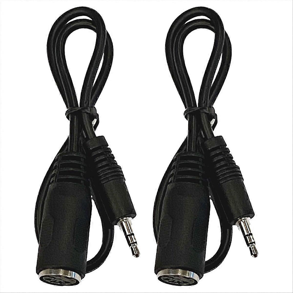 2er-pack Midi-adapter Typ A Auf 3,5-mm-klinke, 50 Cm Langes Kabel, Audiokabel