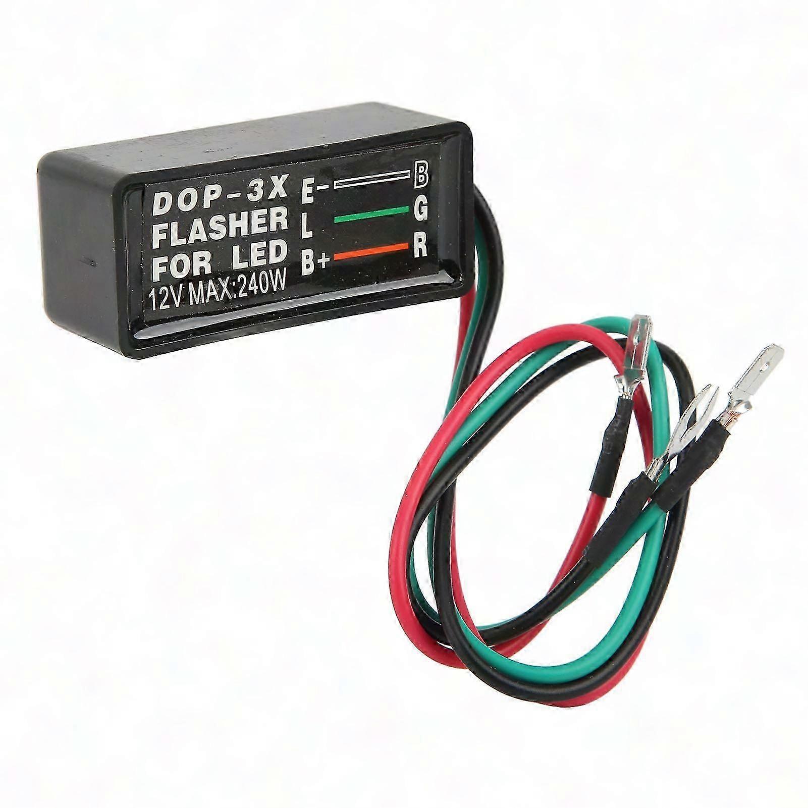 12v 240w Dop3x Kompakte, Tragbare Led-blinkleuchte Für Autos Und Motorräder, Robuste Konstruktion, Universelle Blinkleuchte