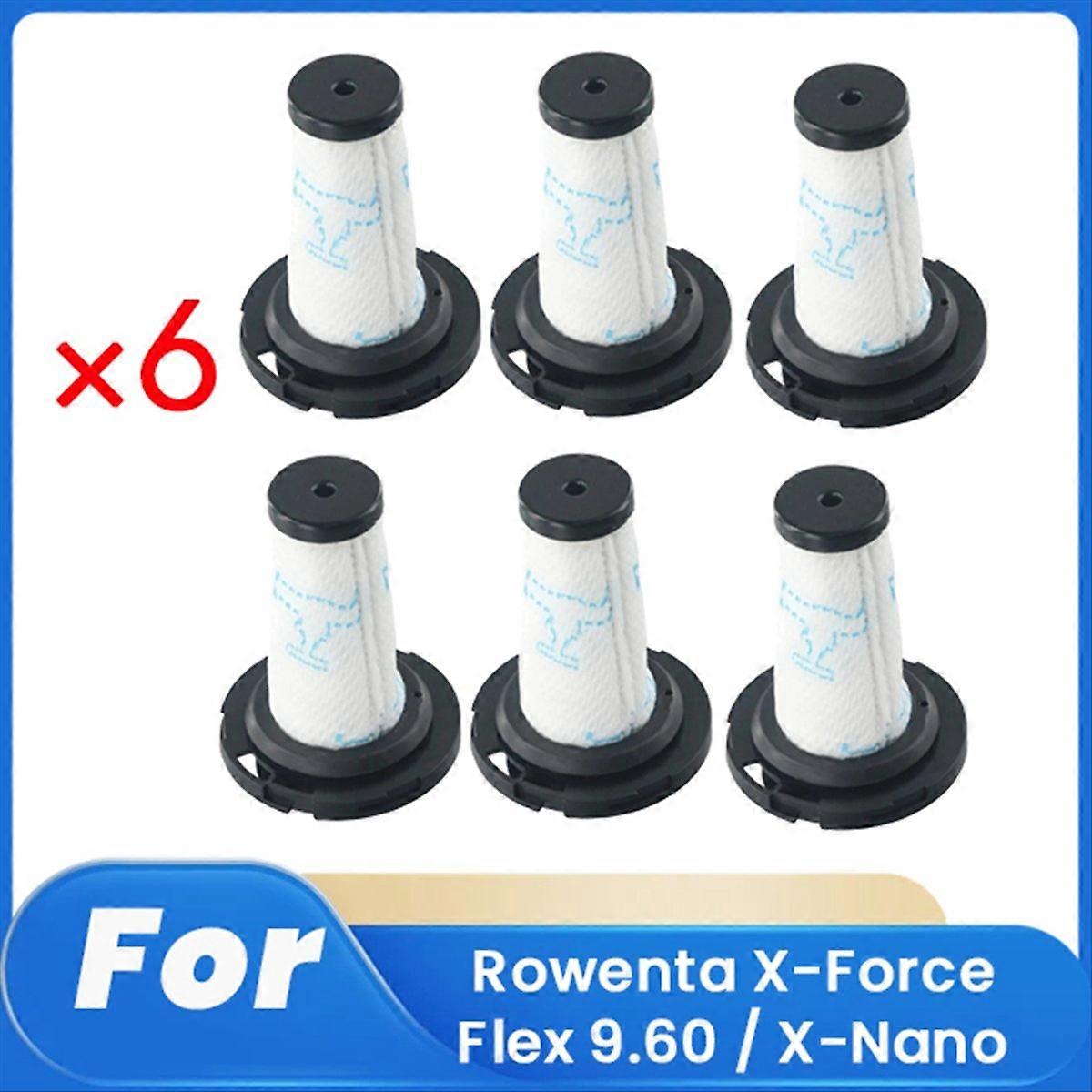 Set Mit 6 Ersatzfiltern Für Saugroboter, Kompatible Ersatzteile Für Die Automatische Reinigung, 6er-packung Für Smarte Kehrmaschinen