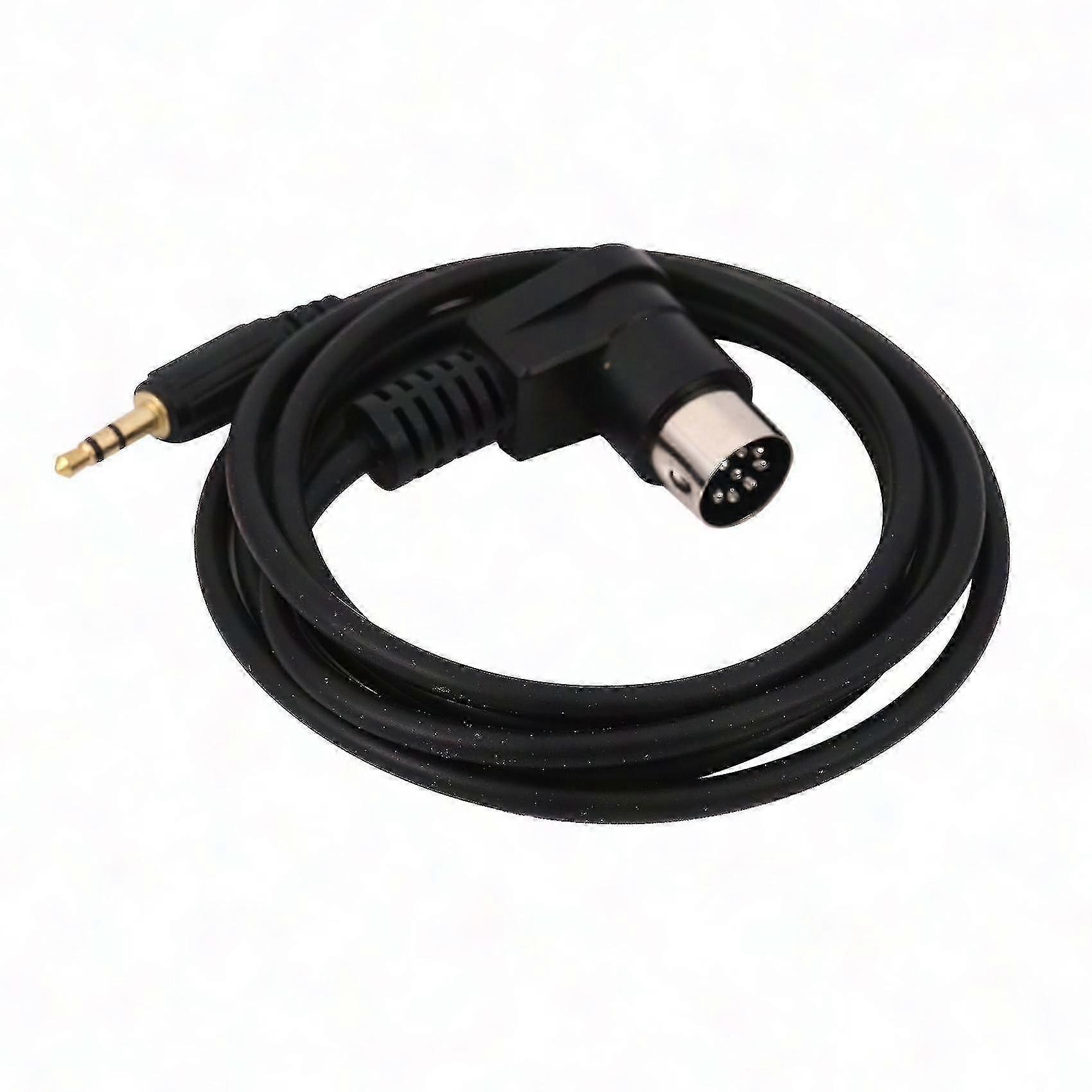 3,5-mm-audio-klinkenadapter Für Autoradios, 8-poliges Mini-klinken-aux-kabel Für M-bus-cd-wechsler, Kompatibel Mit Vergoldetem Stecker (cva)