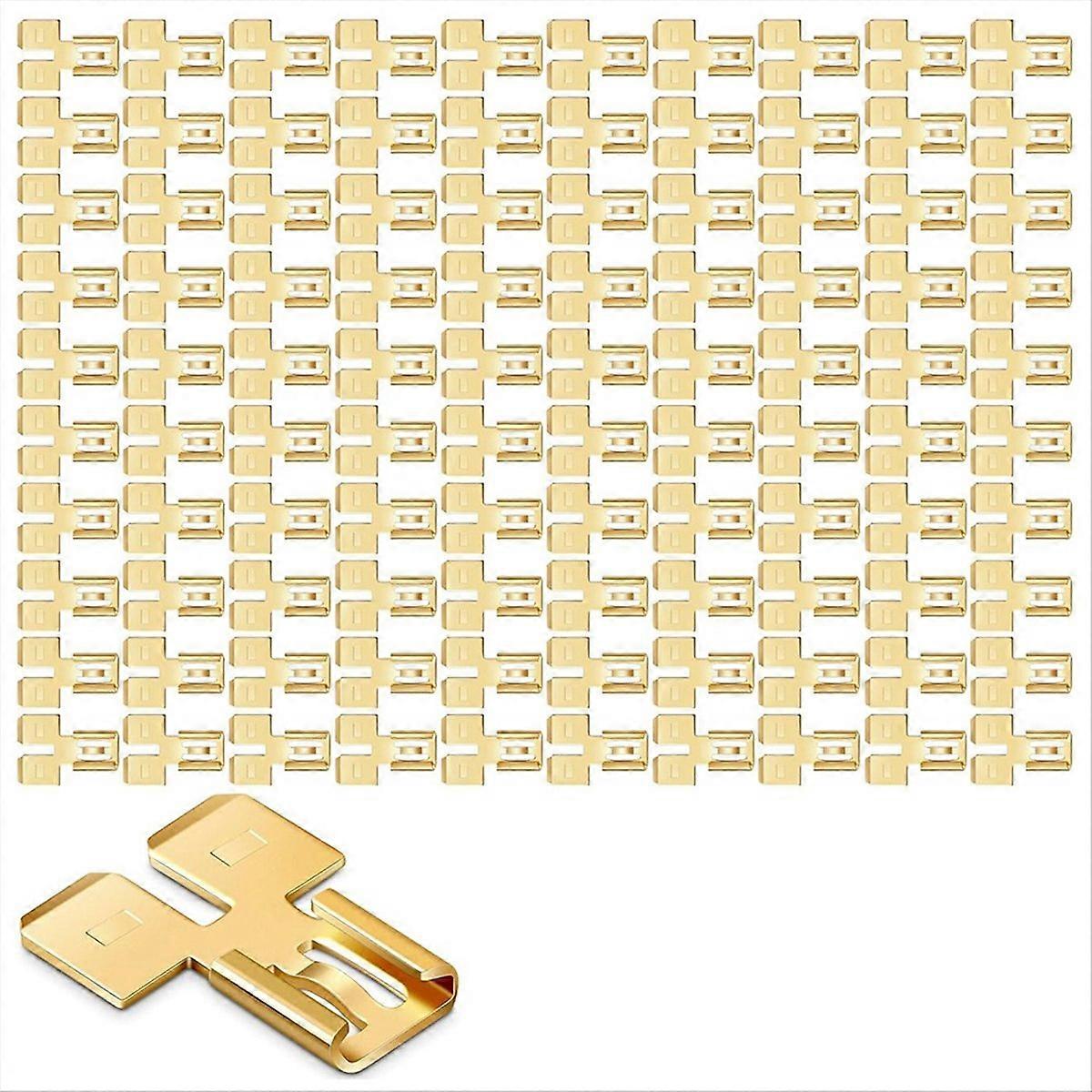 Doppelseitiger Schnellverbinder Mit Gabeladapter, Stecker-buchse, Für Hausinstallationen, 10er-pack, Verzinntes Kupfer, 22–18 Awg, Universell Einsetzbar